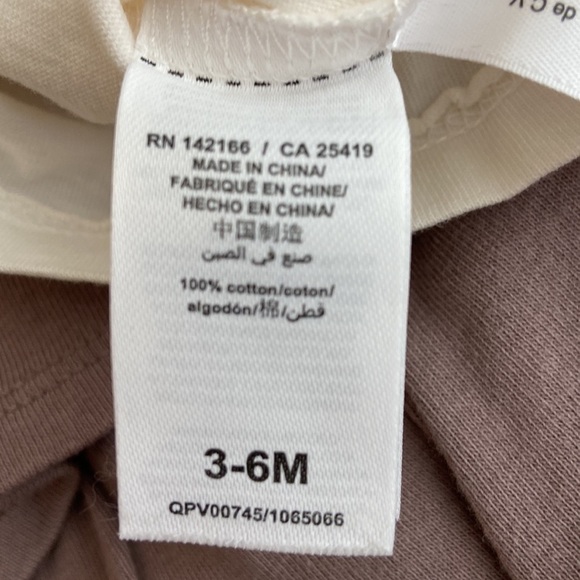 Peek Off-White Shirt and Skirt Spring Fashion 2 Piece Set Size 3-6 Months NWT - Picture 8 of 9